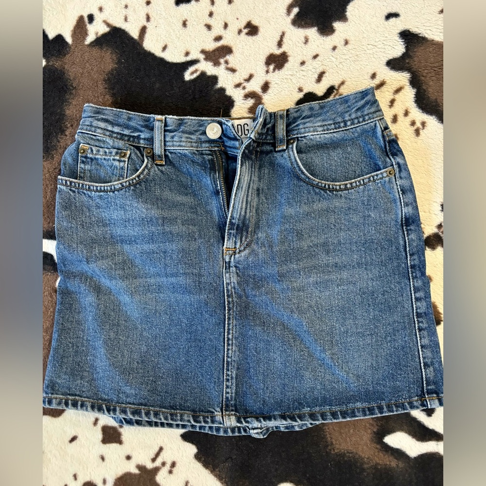 Denim Mini Skirt